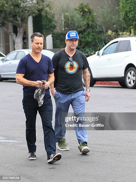 Stephen Baldwin is seen on January 19, 2016 in Los Angeles, California.