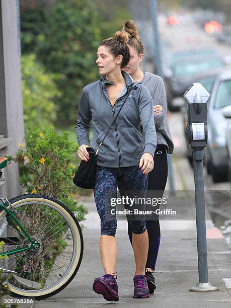 Ashley Greene is seen on January 19, 2016 in Los Angeles, California.