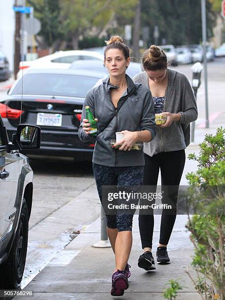 Ashley Greene is seen on January 19, 2016 in Los Angeles, California.