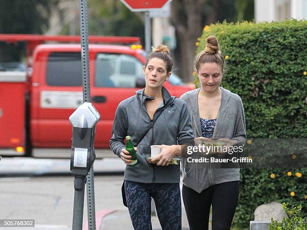 Ashley Greene is seen on January 19, 2016 in Los Angeles, California.