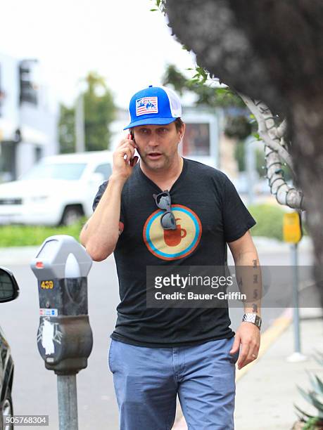 Stephen Baldwin is seen on January 19, 2016 in Los Angeles, California.