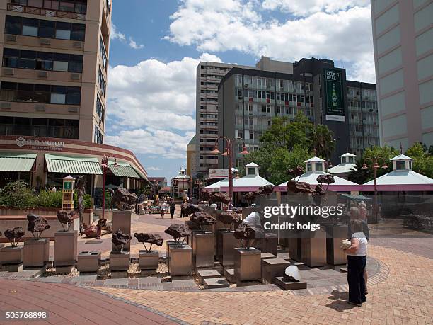 gibeon meteorites in windhoek, namibia - windhoek stock pictures, royalty-free photos & images