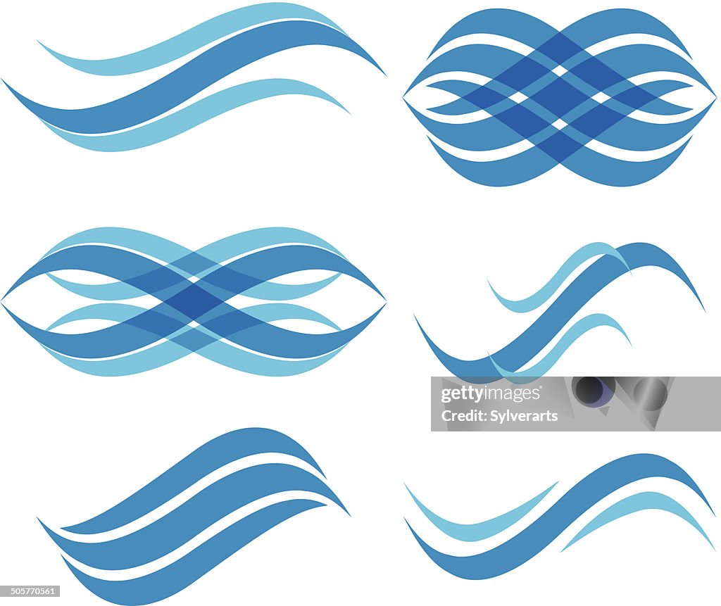 Wave Type Symbol Wave Symbols Set Vector High-Res Vector Graphic - Getty Images