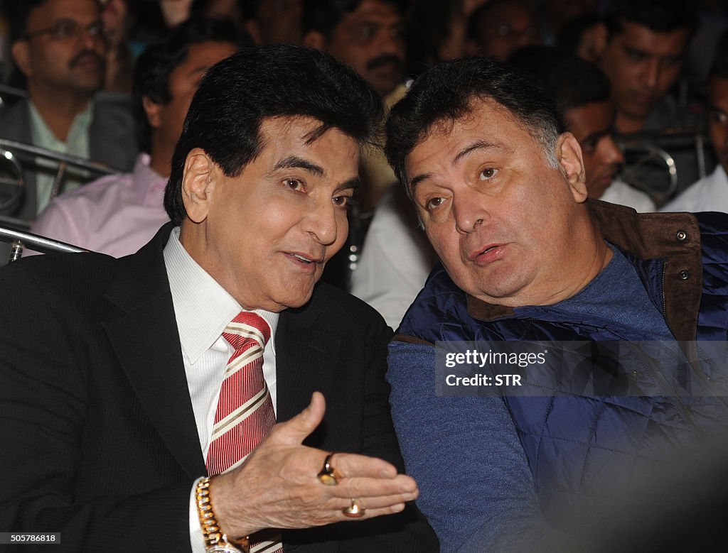 Jitendra Rai Actor Indian Bollywood actors Jitendra and Rishi Kapoor attend the annual ...