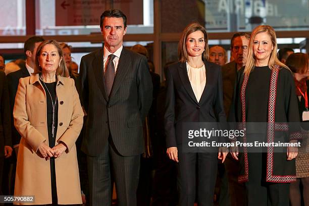 Ana Pastor, Jose Manuel Soria, Queen Letizia of Spain and Cristina Cifuentes attend FITUR International Tourism Fair opening at Ifema on January 20,...
