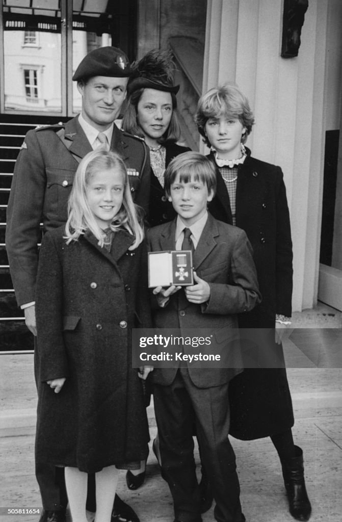 Lieutenant Colonel Sir Hew Pike and his family; wife Jean and... News ...