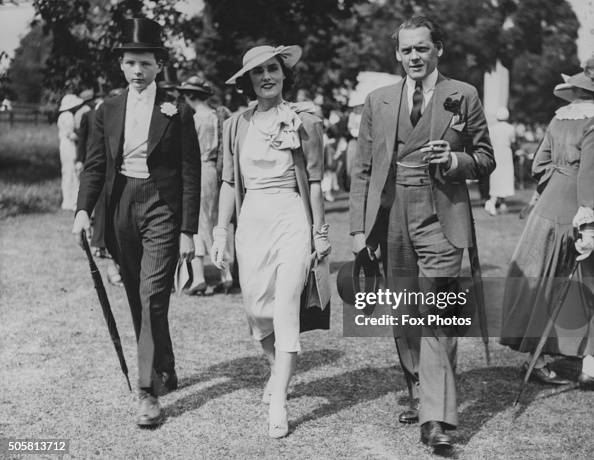 Lord Terence Plunket , 6th Baron Plunket, with his wife and eldest
