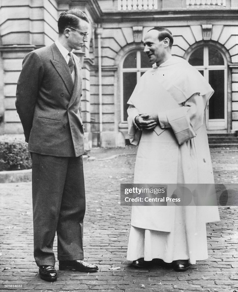 King Baudouin And Dominique Pire