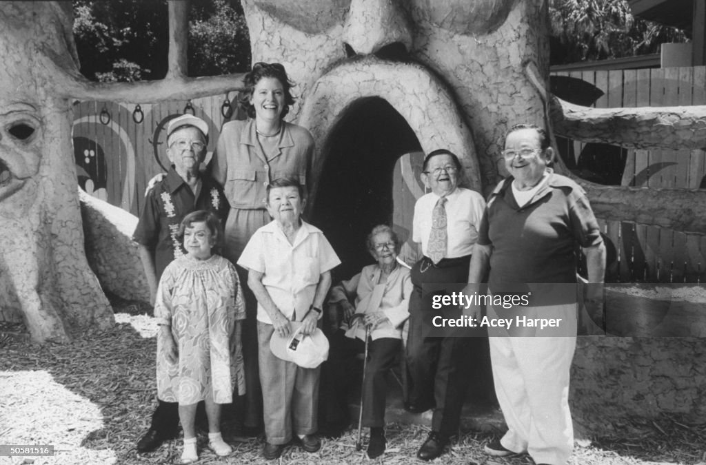 Midget Wizard Midget former actors who were munchkins in the movie, The Wizard of ...