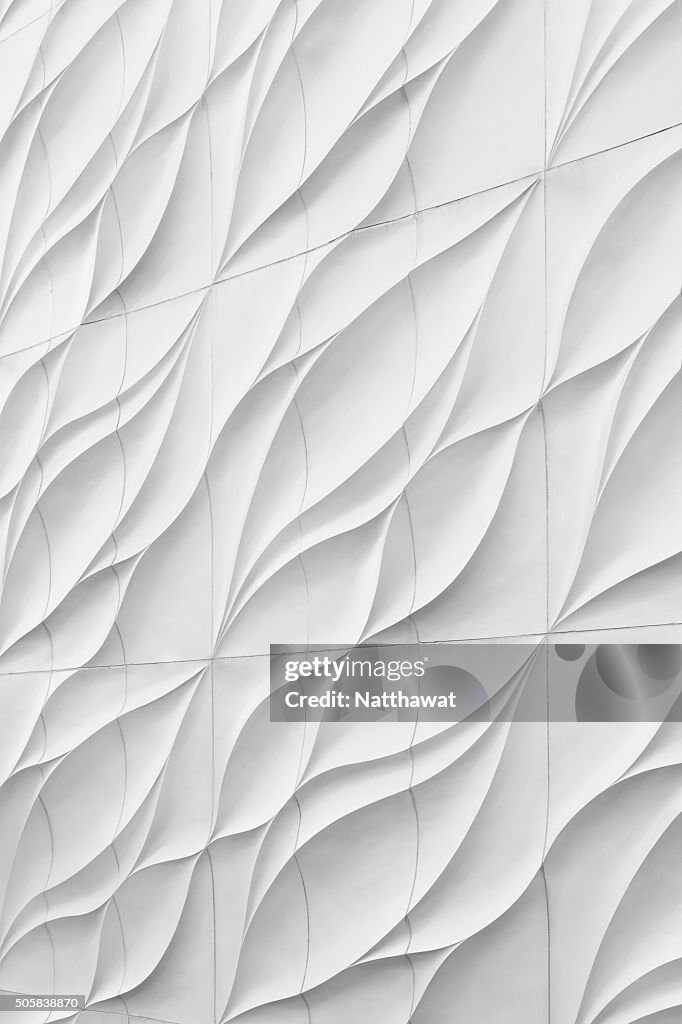 White Wave Pattern Concrete Wall High-Res Stock Photo - Getty Images