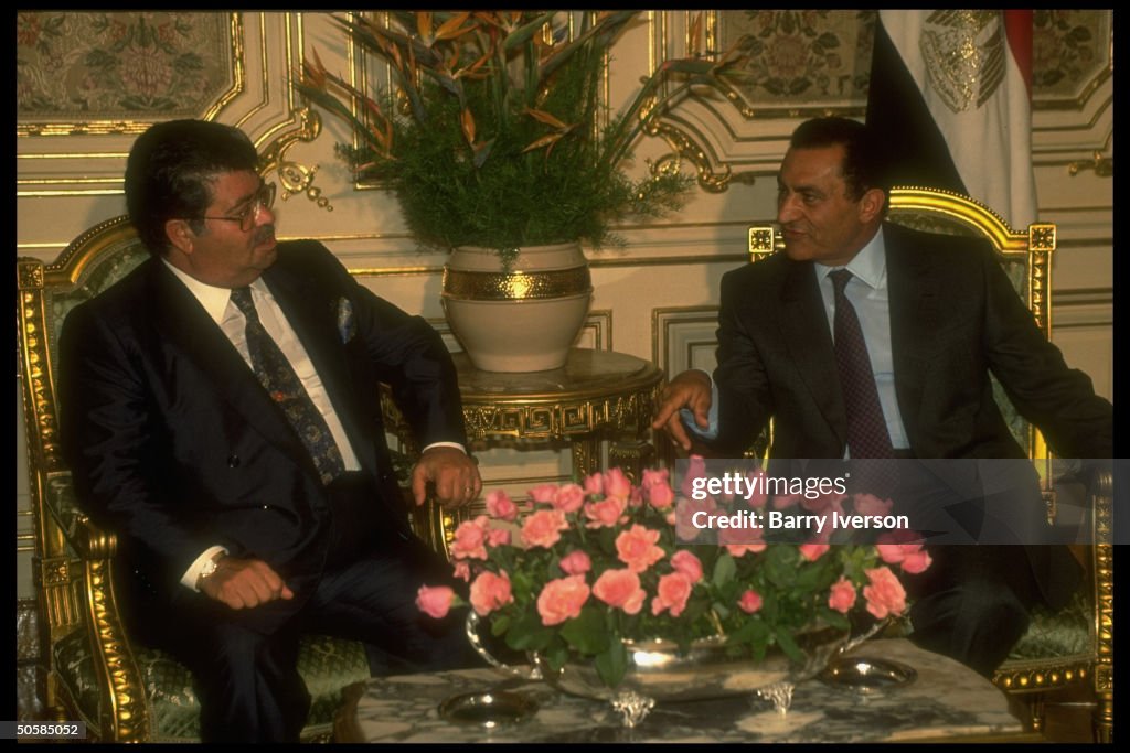 Turgut Ozal;Hosni Mubarak