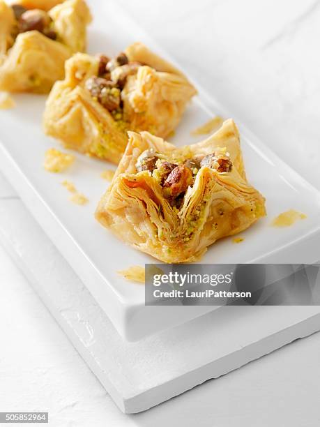 baklava - puff pastry stock pictures, royalty-free photos & images