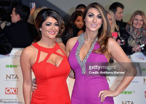 Casey Batchelor and Luisa Zissman attend the 21st National Television Awards at The O2 Arena on January 20, 2016 in London, England.