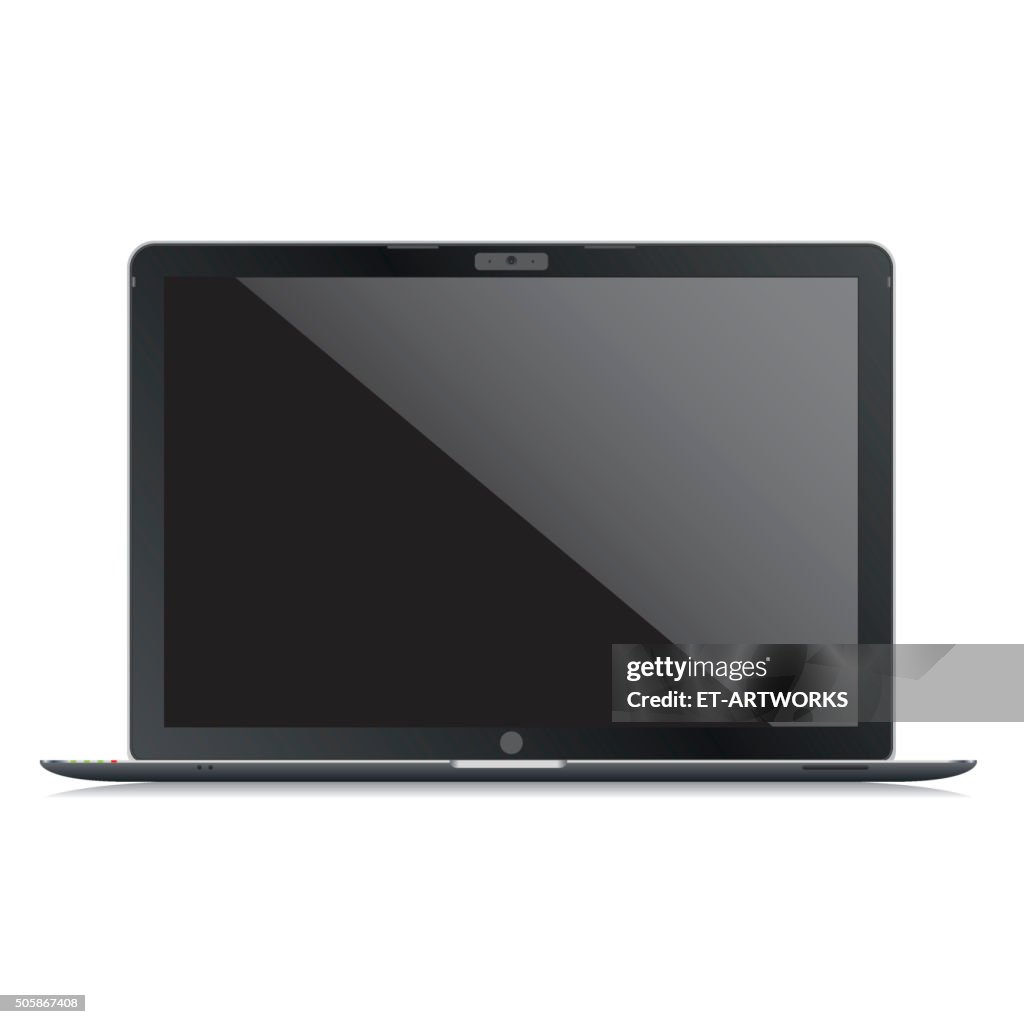 Vector Laptop Template