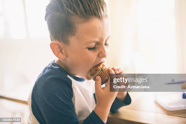 i am the muffin man! - muffin stock pictures, royalty-free photos & images