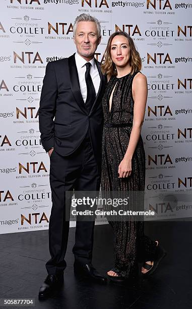 Martin Kemp and Harley Moon Kemp attend the 21st National Television Awards at The O2 Arena on January 20, 2016 in London, England.