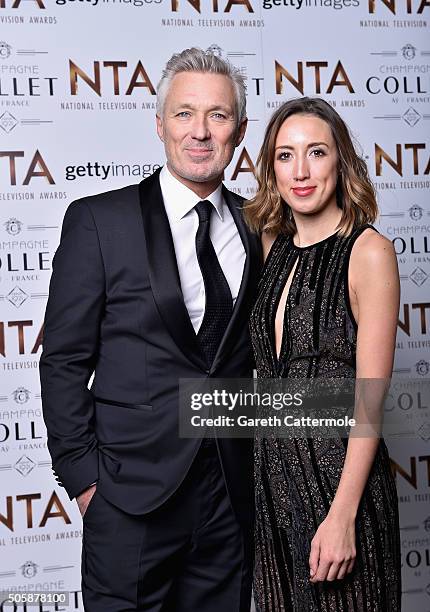 Martin Kemp and Harley Moon Kemp attend the 21st National Television Awards at The O2 Arena on January 20, 2016 in London, England.