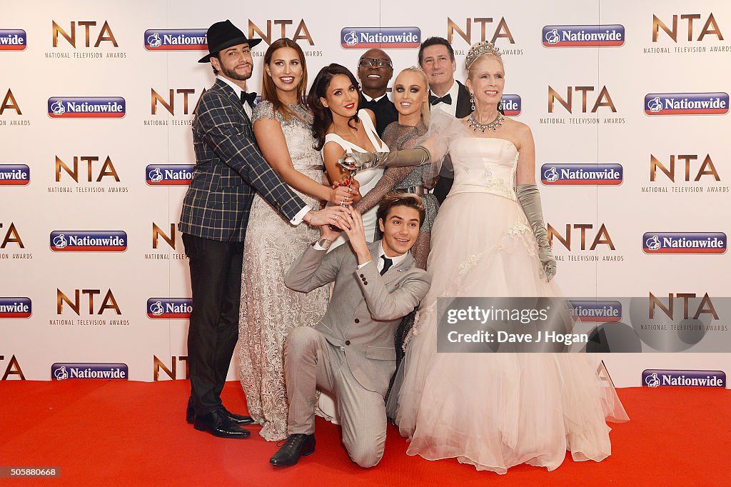National Television Awards - Winners Room