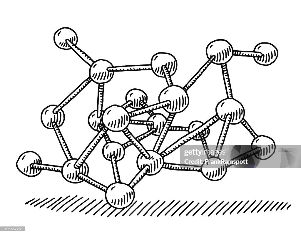 Compound Draw Molecular Structure Drawing High-Res Vector Graphic - Getty Images