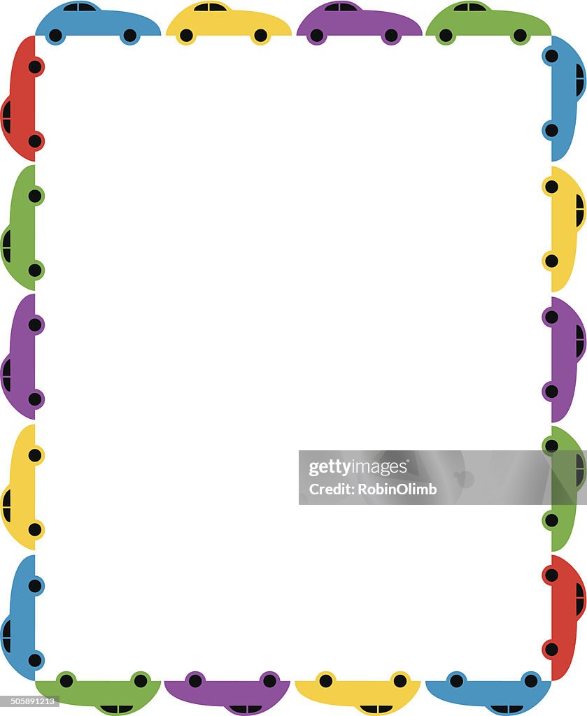 Cars Pattern Borders Design Cars Boarder High-Res Vector Graphic - Getty Images
