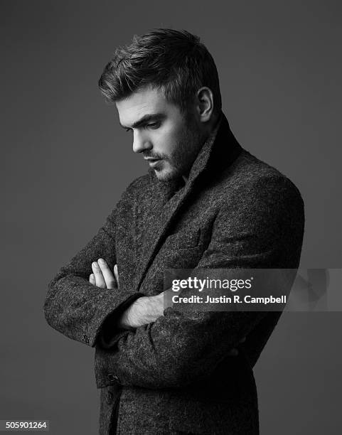 Actor Alex Roe for Just Jared on December 8, 2015 in Los Angeles, California. Photo by Justin R. Campbell/Contour by Getty Images)