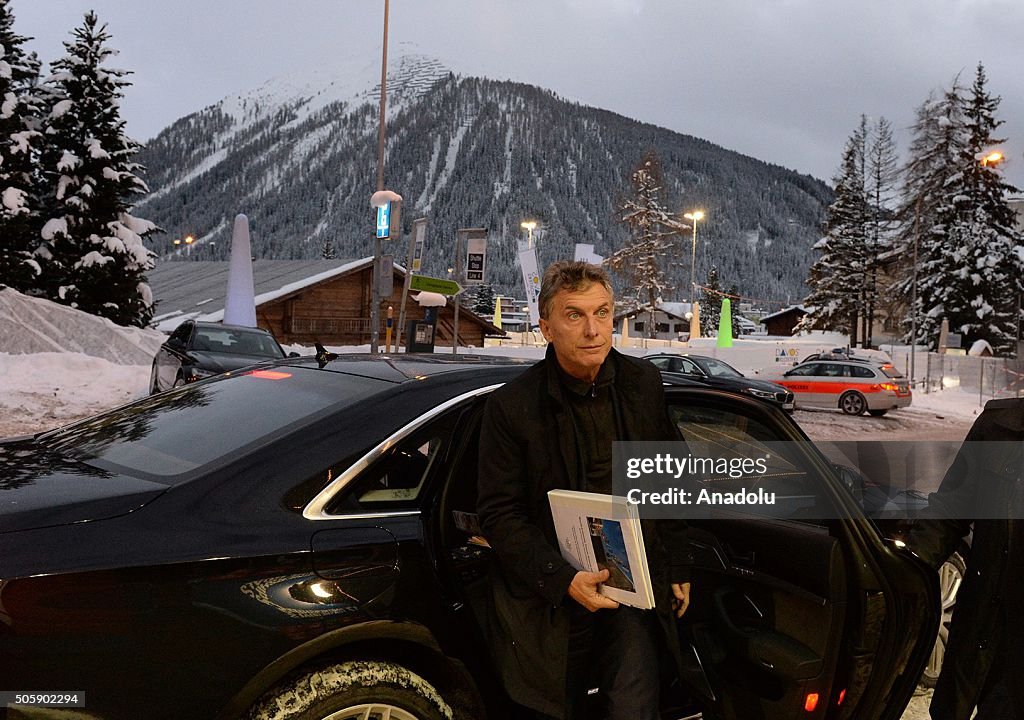 President of Argentina Macri in Davos