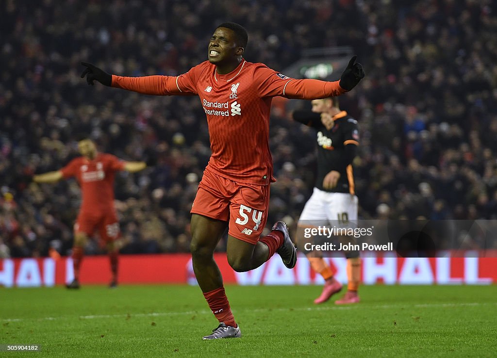 Liverpool v Exeter City - The Emirates FA Cup Third Round Replay