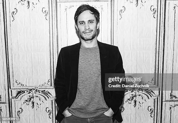 Actor Gael Garcia Bernal attends AOL Build to discuss his show 'Mozart In The Jungle' at AOL Studios on January 20, 2016 in New York City.