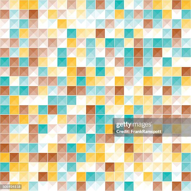 jura abstract triangle shape pattern - oranges overhead stock illustrations
