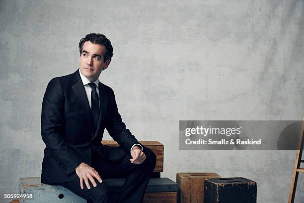 Brian d'Arcy James poses for a portrait during the 21st Annual Critics' Choice Awards at Barker Hangar on January 17, 2016 in Santa Monica,...