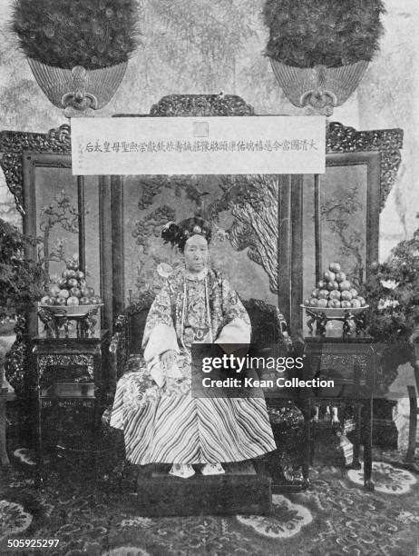 Empress Dowager Cixi of the Manchu Yehenara clan, circa 1875.