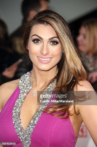 Luisa Zissman attends the 21st National Television Awards at The O2 Arena on January 20, 2016 in London, England.