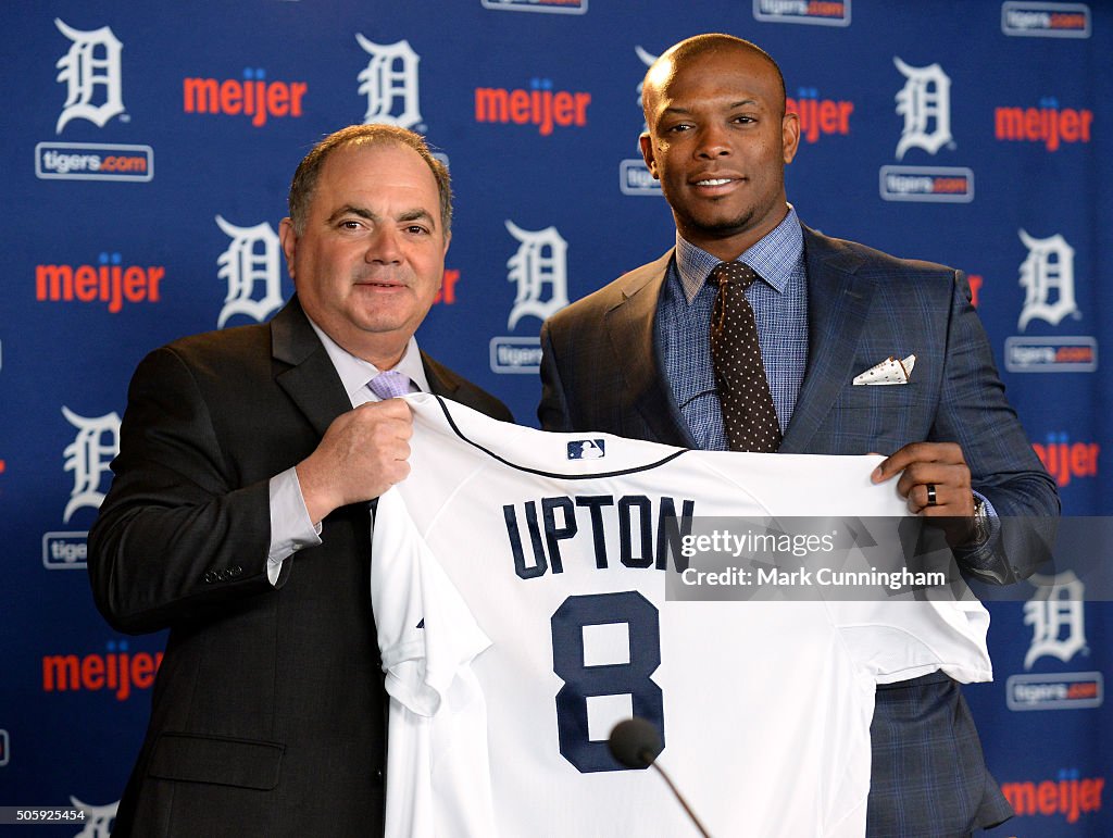 Detroit Tigers Introduce Justin Upton