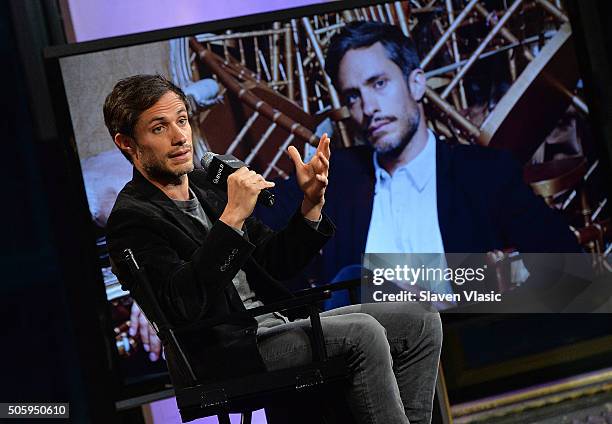 Golden Globe-winner Gael Garcia Bernal discusses his award-winning show Amazon's Original Series "Mozart in the Jungle at AOL Build Speaker Series at...