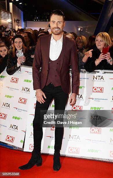 Rylan Clark attends the 21st National Television Awards at The O2 Arena on January 20, 2016 in London, England.