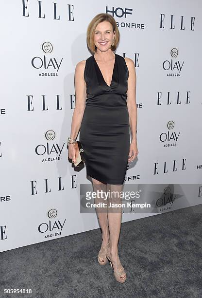 Actress Brenda Strong attends ELLE's 6th Annual Women In Television Dinner at Sunset Tower Hotel on January 20, 2016 in West Hollywood, California.