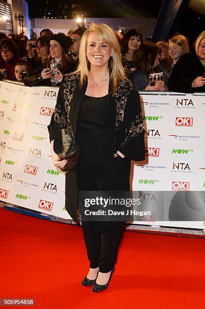 Sally Lindsay attends the 21st National Television Awards at The O2 Arena on January 20, 2016 in London, England.