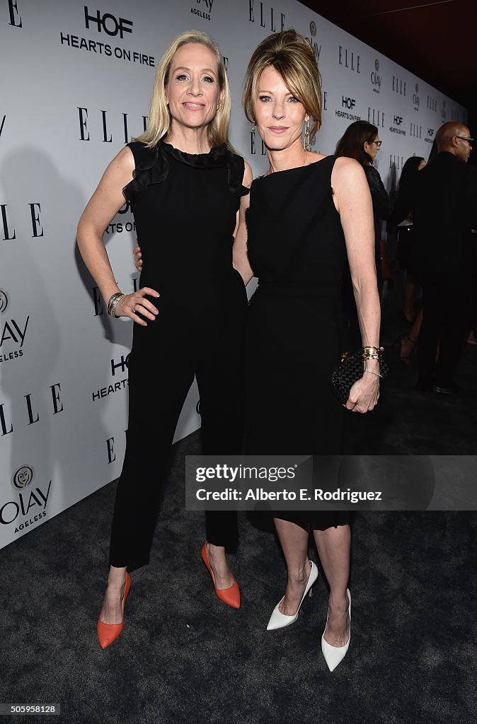 ELLE's 6th Annual Women In Television Dinner Presented By Hearts on Fire Diamonds And Olay - Red Carpet
