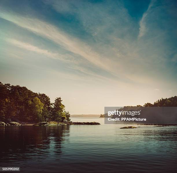 stockholm archipelago - northern europe stock pictures, royalty-free photos & images