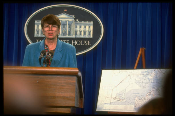 DC: 12th March 1993 - Janet Reno Is Sworn In As First Female U.S. Attorney General