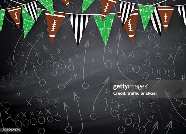 stockillustraties, clipart, cartoons en iconen met football background - safety american football player