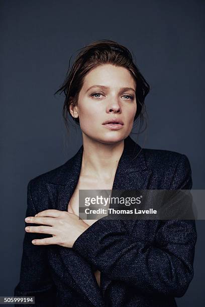Actress Melanie Thierry is photographed for Self Assignment on November 27, 2015 in Paris, France.