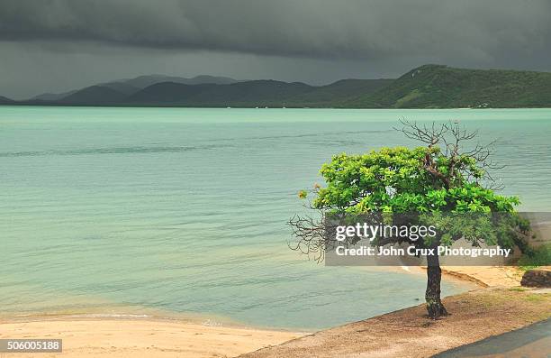 torres strait storm - torres strait stockfoto's en -beelden