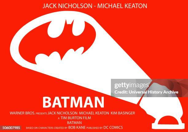 "Batman" starring Jack Nicholson and Michael Keaton a 1989 film.