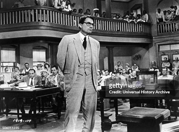 To Kill a Mockingbird . Courtroom drama film in which Atticus Finch, a lawyer in the Depression-era South, defends a black man against an undeserved...