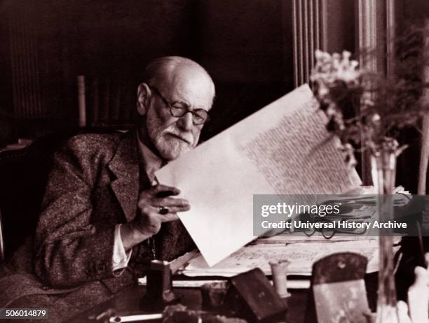 Sigmund Freud . Austrian neurologist, known as the founding father of psychoanalysis.