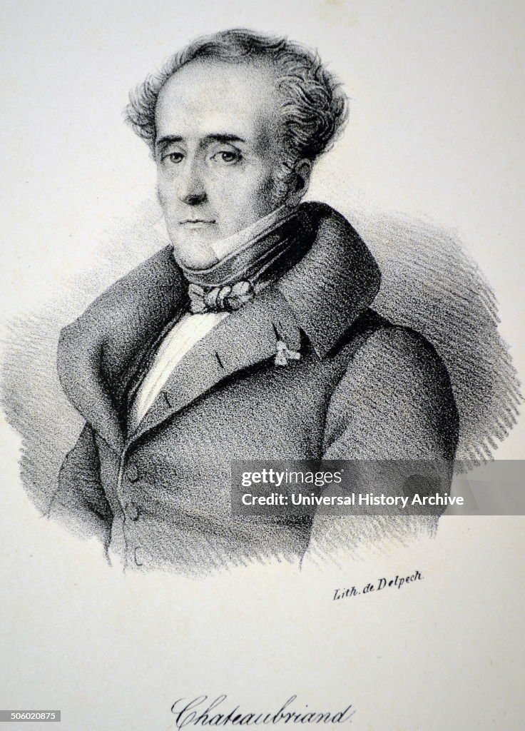 Francois Rene, vicomte de Chateaubriand.