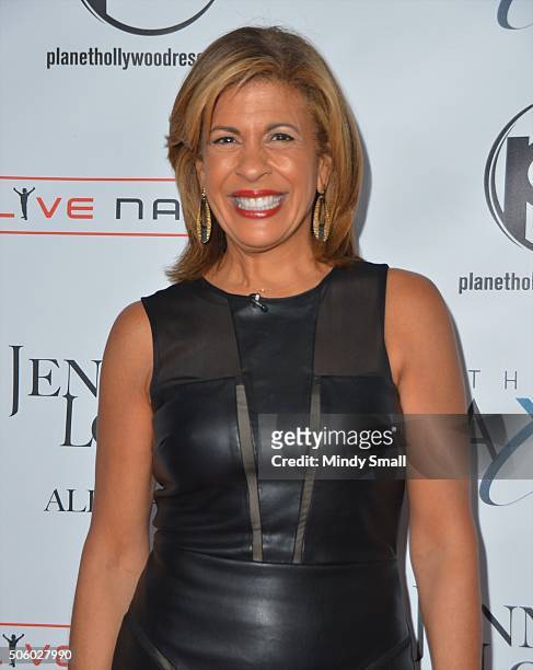 Hoda Kotb attends the launch of Jennifer Lopez's residency "JENNIFER LOPEZ: ALL I HAVE" at Planet Hollywood Resort & Casino on January 20, 2016 in...