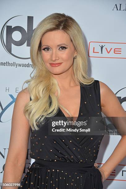 Holly Madison attends the launch of Jennifer Lopez's residency "JENNIFER LOPEZ: ALL I HAVE" at Planet Hollywood Resort & Casino on January 20, 2016...