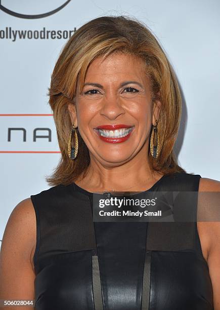 Hoda Kotb attends the launch of Jennifer Lopez's residency "JENNIFER LOPEZ: ALL I HAVE" at Planet Hollywood Resort & Casino on January 20, 2016 in...